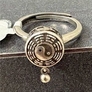 NWT, Tibetan Buddhist Prayer Wheel Ring from Disney Epcot China, Adjustable